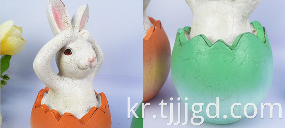 Resin Lamp Rabbit Shaped